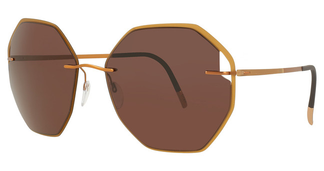 Silhouette Eyeglasses 8187 Earthly Amber/2540