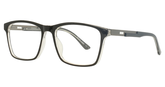 Casino Budget Eyeglasses Isaac Black/Crystal/3