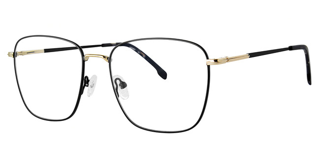 G.V. Executive Eyeglasses GVX586 BLACK/GOLD