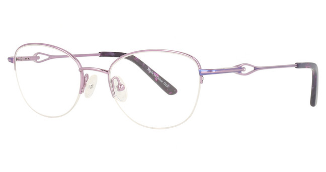 Continental Optical Imports Eyeglasses Precision 500 Purple