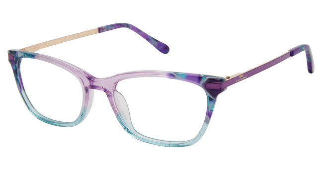 Lulu by Lulu Guinness Eyeglasses LK048 purple/blue/PUR