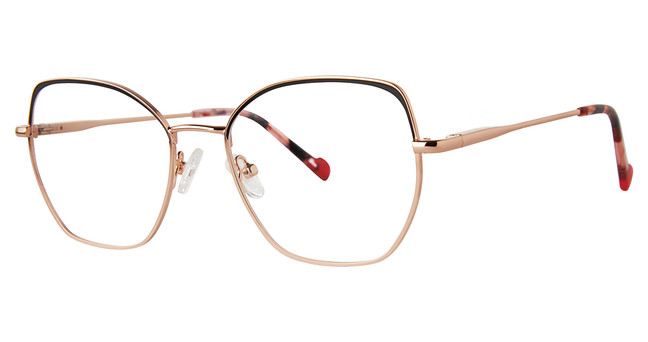 Genevieve Boutique Eyeglasses LIFESTYLE black/rose gold