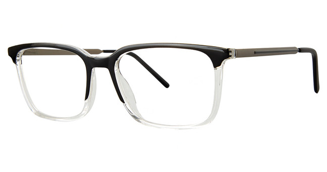 Modern Times Eyeglasses HAGGLE black/crystal/gunmetal