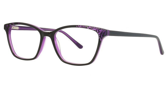 Cafe Lunettes Eyeglasses CAFE3364 Black/Purple/C-2