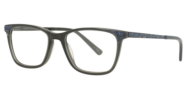 AV Studio Eyeglasses 656 Black/Lapis Sparkle