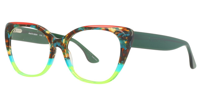 Marie Claire Eyeglasses 6306 Turquoise/Lime