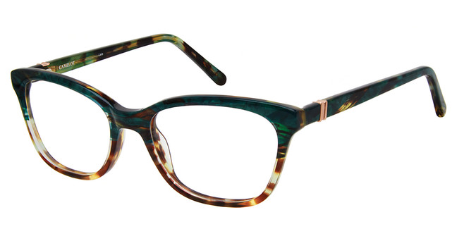 Camelot Eyeglasses LEIA DEMI GREEN/GRN