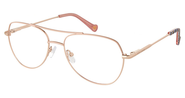 BETSEY JOHNSON Eyeglasses CLUB QUEEN Rose/ROS