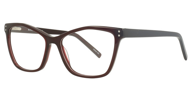 Continental Optical Imports Eyeglasses Fregossi 1023 Burgundy