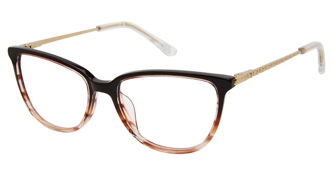 Nicole Miller Eyeglasses DORADO BEACH BROWN FADE GOLD/C01
