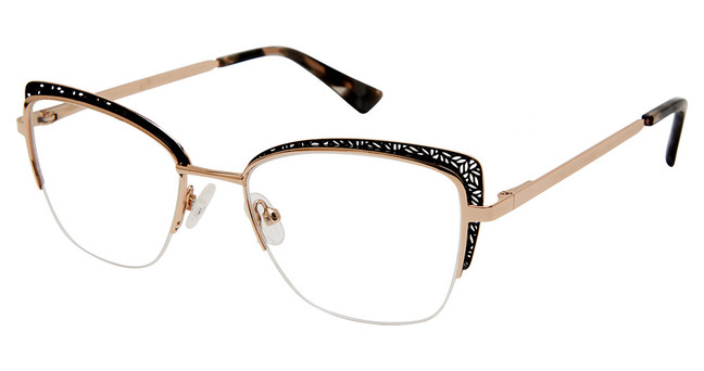 Nicole Miller LA BOCA GOLD/EBONY/C01