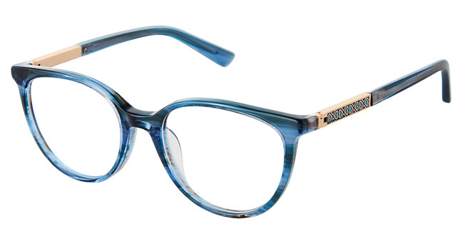 Nicole Miller Eyeglasses LUNA TEAL/C01