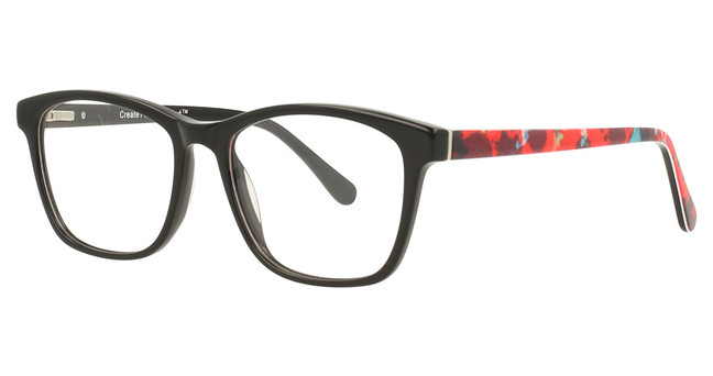 PEACE LOVE Eyeglasses BE YOURSELF BLACK