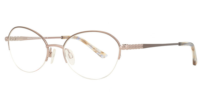 Easyclip Eyeglasses EC660 Pink Gold & Light Brown/10