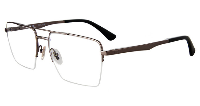 Police Eyeglasses VPLG71 Silver 0509