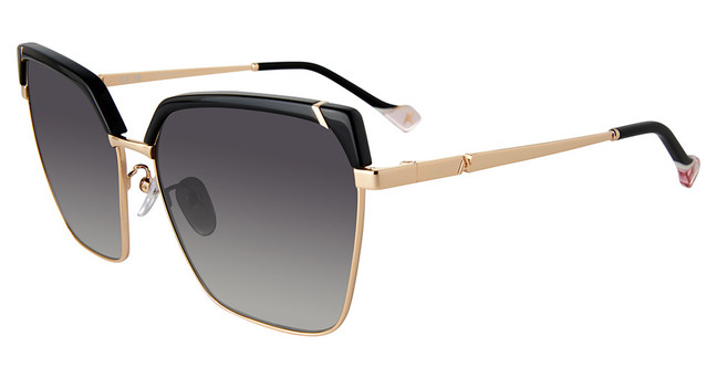 Yalea Eyeglasses SYA100 Black/Gold 0300