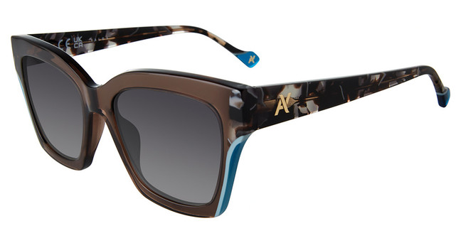 Yalea Eyeglasses SYA107V Transparent Brown/Blue 0T88