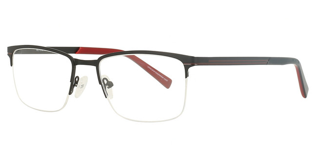 HeadLines Eyeglasses HL-1542 MATT BLACK/C1