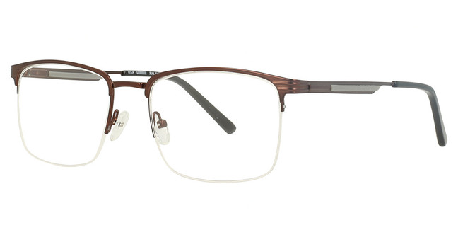Gridiron Eyeglasses FALCON MT BROWN GRY/C2