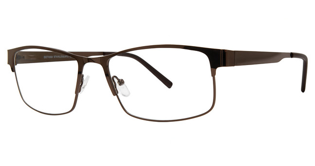 Gotham Eyeglasses STEEL 12 BROWN