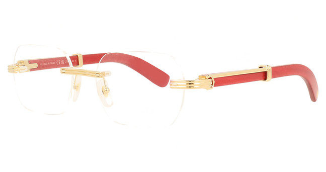 Cartier Eyeglasses CT0423O GOLD/004