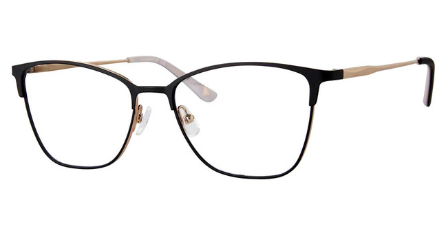 Liz Claiborne Eyeglasses L 678 MTT BLACK/0003