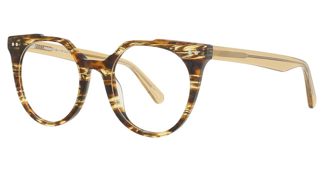 Paradox Eyeglasses P5092 Transparent Khaki & Striped Tortoise/10
