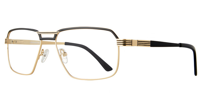 Eight to Eighty Eyewear Eyeglasses DEACON Black Gold