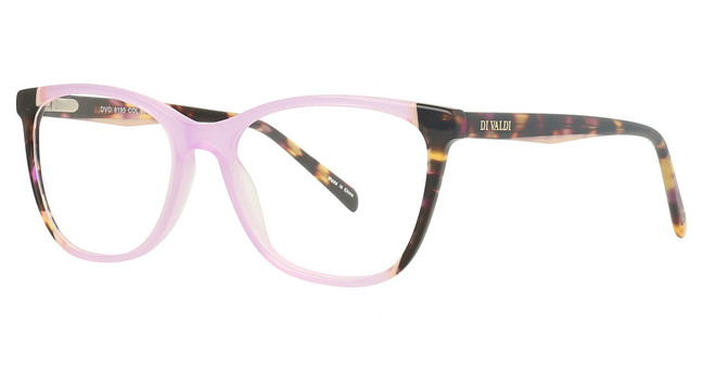Divaldi Eyeglasses DVO8195 PURPLE & DEMI BROWN/80