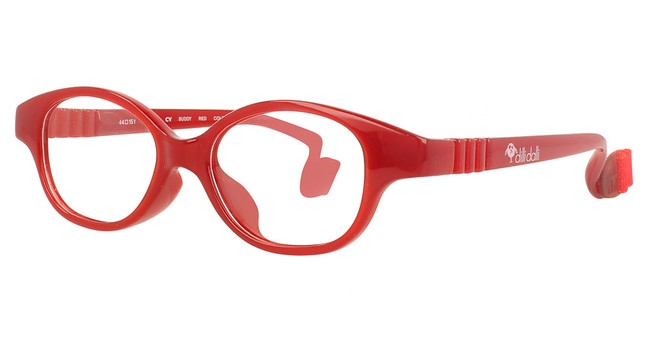 dilli dalli Eyeglasses Buddy RED TRANSPARENT