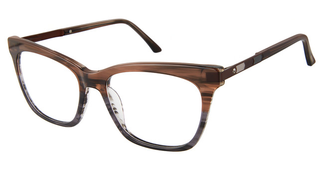 KAY UNGER Eyeglasses K267 Brown/BRN