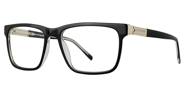 Vivid Eyeglasses BIG AND TALL 26 black/crytal