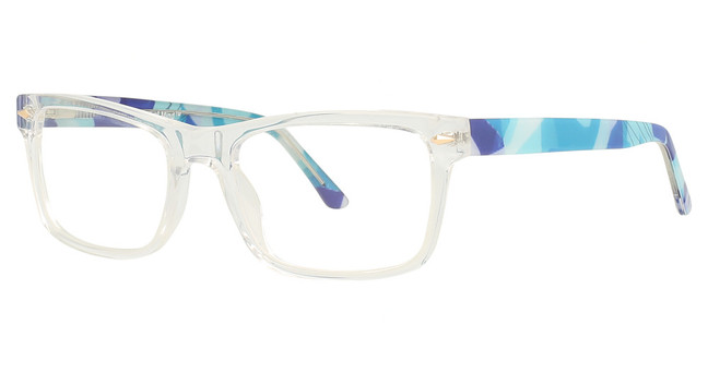 PEACE LOVE Eyeglasses WELLNESS CRYSTAL/BLUE