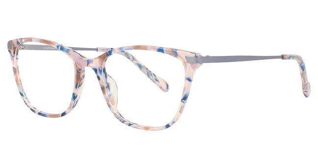 Scott Harris Eyeglasses Scott Harris 882 Navy / Blush / Blue/1