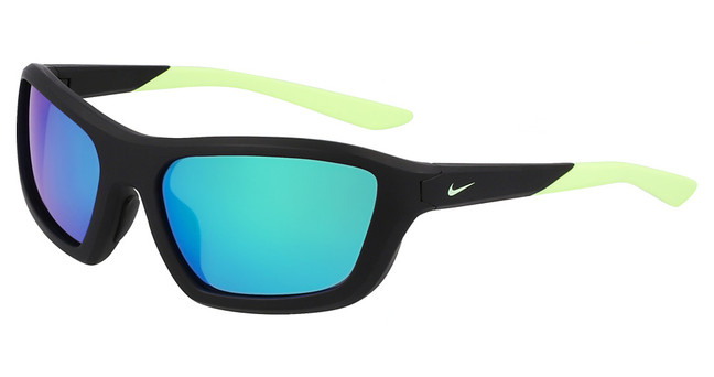 Nike Eyeglasses NIKE BRAZER M FV2401 MATTE BLACK / GREEN MIRROR/010