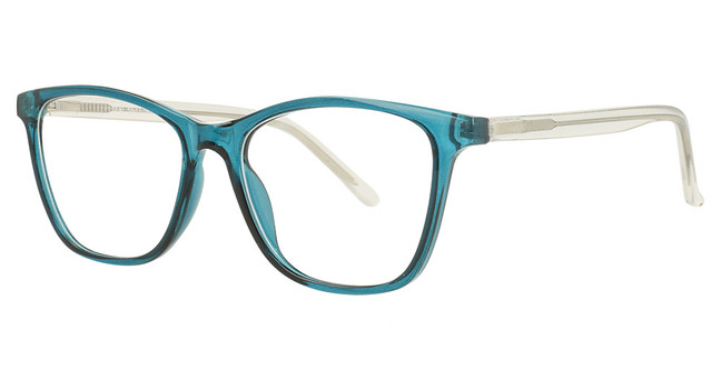 Continental Optical Imports Eyeglasses See N' Be Seen 97 Teal/Crystal