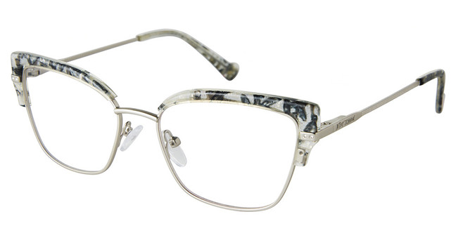 BETSEY JOHNSON Eyeglasses REMIX Silver/SIL