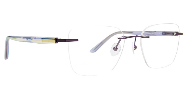Totally Rimless Eyeglasses Calliope(372) Purple/PUR