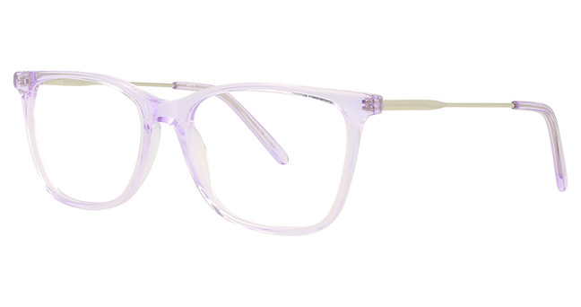 Adin Thomas Eyeglasses AT-602 Lilac / Chrome/1