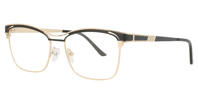 BLUSH VISION Eyeglasses CONSTANCE GOLD/BLACK