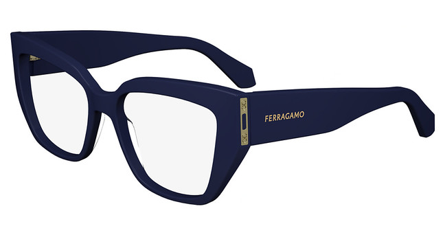 Ferragamo Eyeglasses SF2972 BLUE NAVY/414