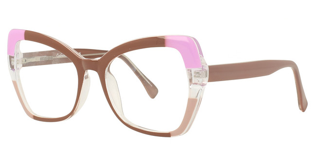 Enhance Eyeglasses 4440 Brown Rose