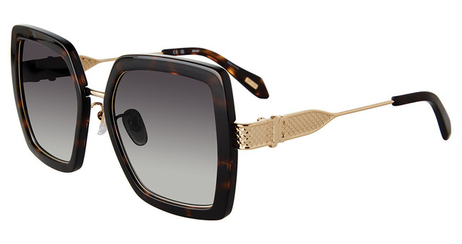 Just Cavalli Eyeglasses SJC041 Shiny Dark Havana 0978