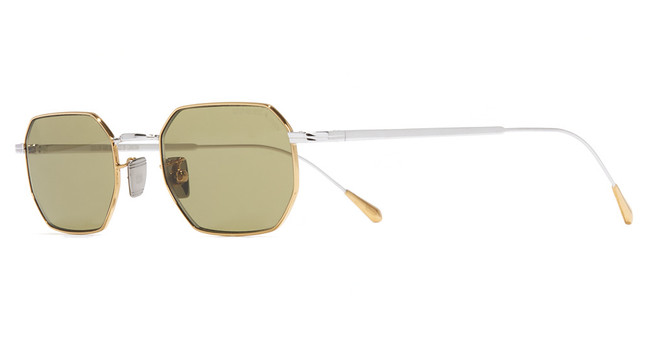 Cutler and Gross Eyeglasses AUSN000550GR RHODIUM/GOLD 24 KT/004
