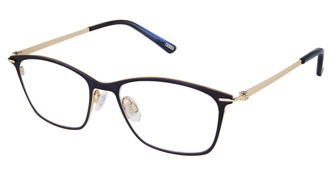 Kliik:denmark Eyeglasses K-758 NAVY GOLD/M201