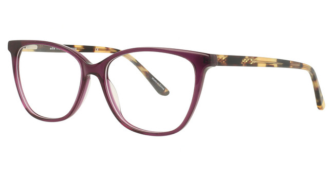 Adin Thomas Eyeglasses AT-614 Plum / Plum Tortoise/1