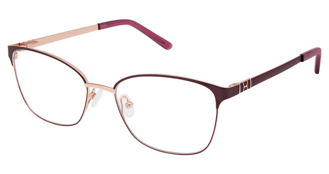 Superflex Eyeglasses SF-1171T AUBERGINE ROSE GOLD/M207