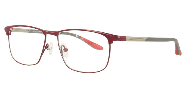 Staag Eyeglasses SG-LUCAS DK RED/MT GUN/C3
