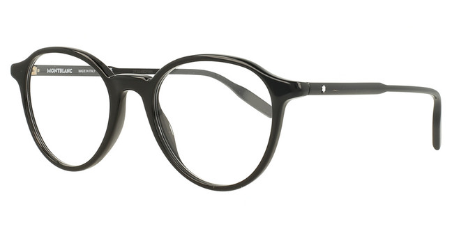 Montblanc Eyeglasses MB0291O BLACK-BLACK-TRANSPARENT/001