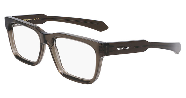 Ferragamo Eyeglasses SF2941N TRANSPARENT DEEP GREY/023